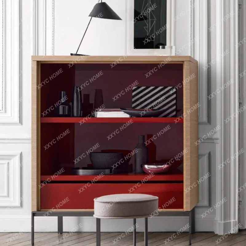 

LX side cabinet wine cabinet modern simple display display cabinet minimalist Italian style locker