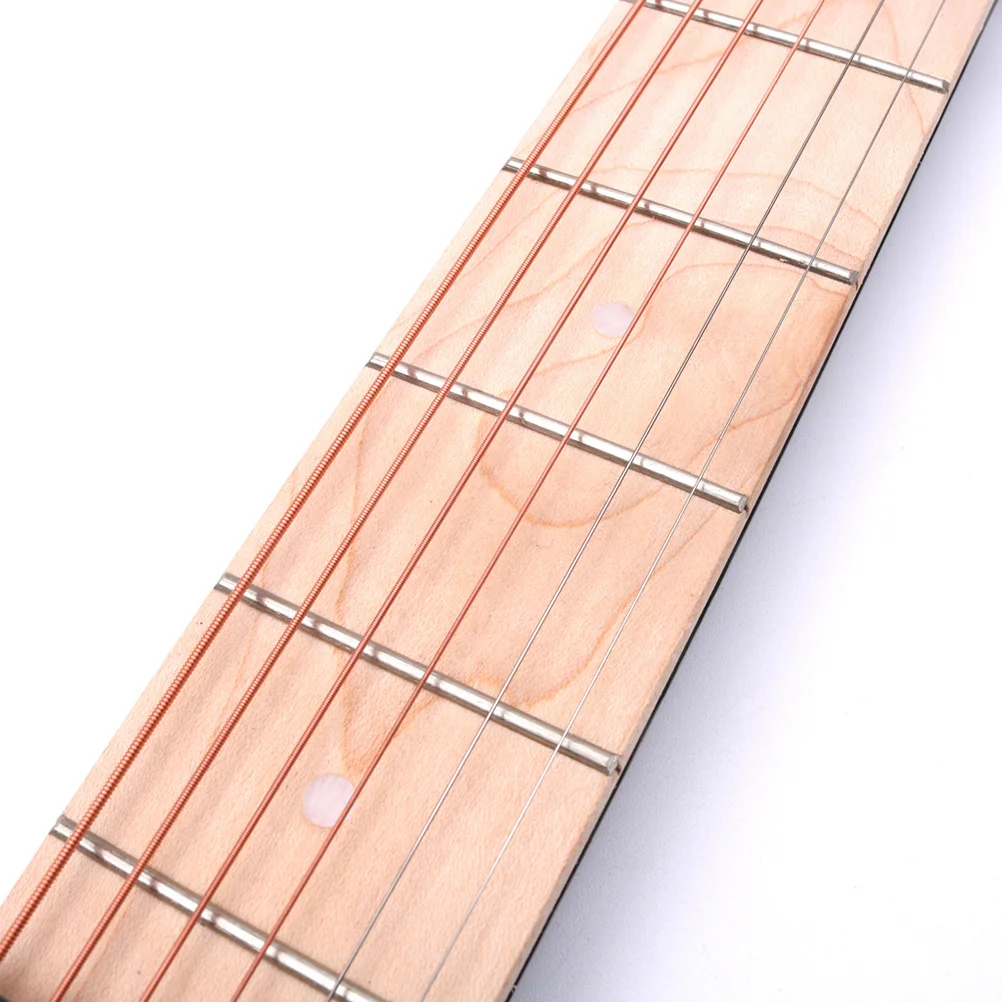 

Portable Guitar Exerciser White Pocket Size Finger Chord Conversion Trainer For Guitar Practice Tool Lightweight Sturdy