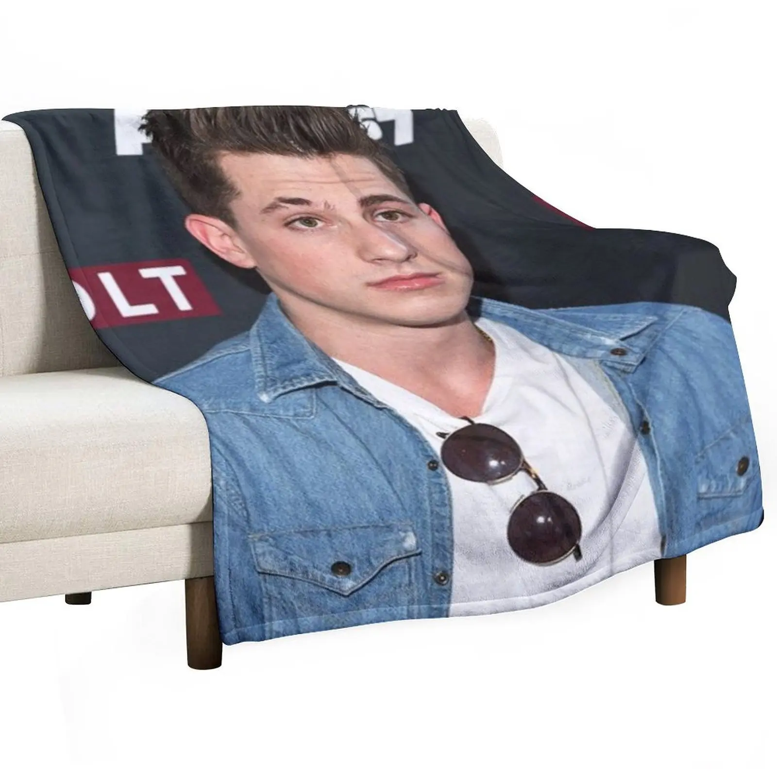

Charlie Puth Photostream Throw Blanket Giant Sofa valentine gift ideas Beach Flannel Blankets