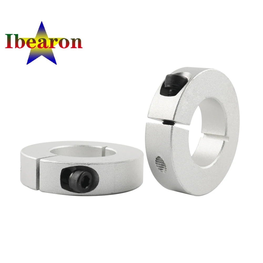 Anneau de verrouillage de type ouvert en alliage d'aluminium, bague de serrage, anneau de positionnement d'arbre, 2 pièces, SCH15, SCH16, SCH17, SCH18, SCH20, SCH22, SCH25