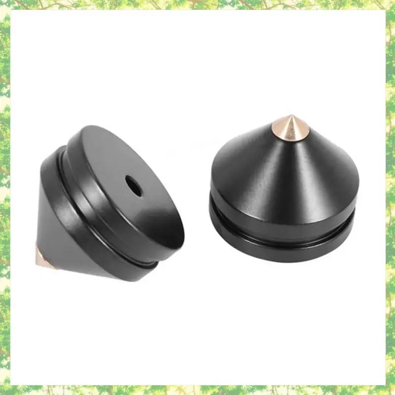 Smart-36Sets المتكلم حامل قدم وسادة للقدم سبائك الألومنيوم معدن (ليست الخشب الطبيعي) المسامير مخروط الطابق القدم مسمار M23X20