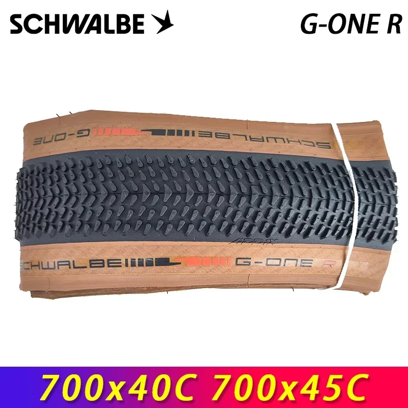 SCHWALBE G-ONE R Tubeless Transparent Sidewall 700x40c/45c Folding Tire for Road Gravel Bike MTB Touring Bicycle Cycling Part