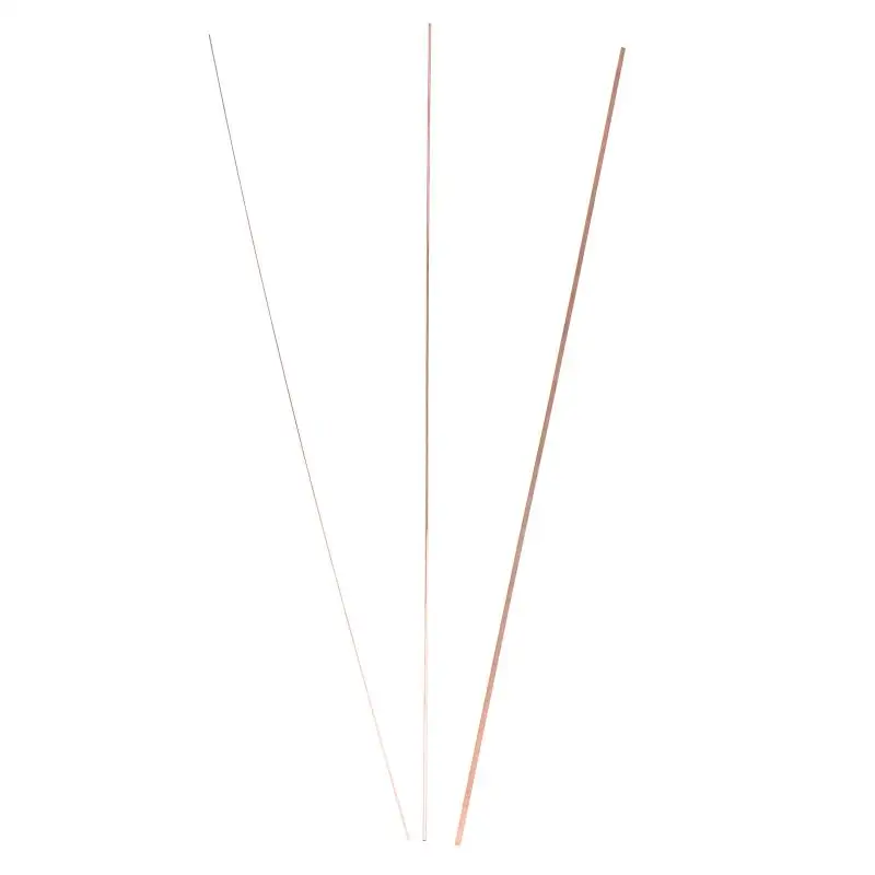 5pcs/pack Phosphor Coppers Welding Rod 50/40cm Round&Flat Electrode For Brazing Soldering Electrical Mechanical Repair