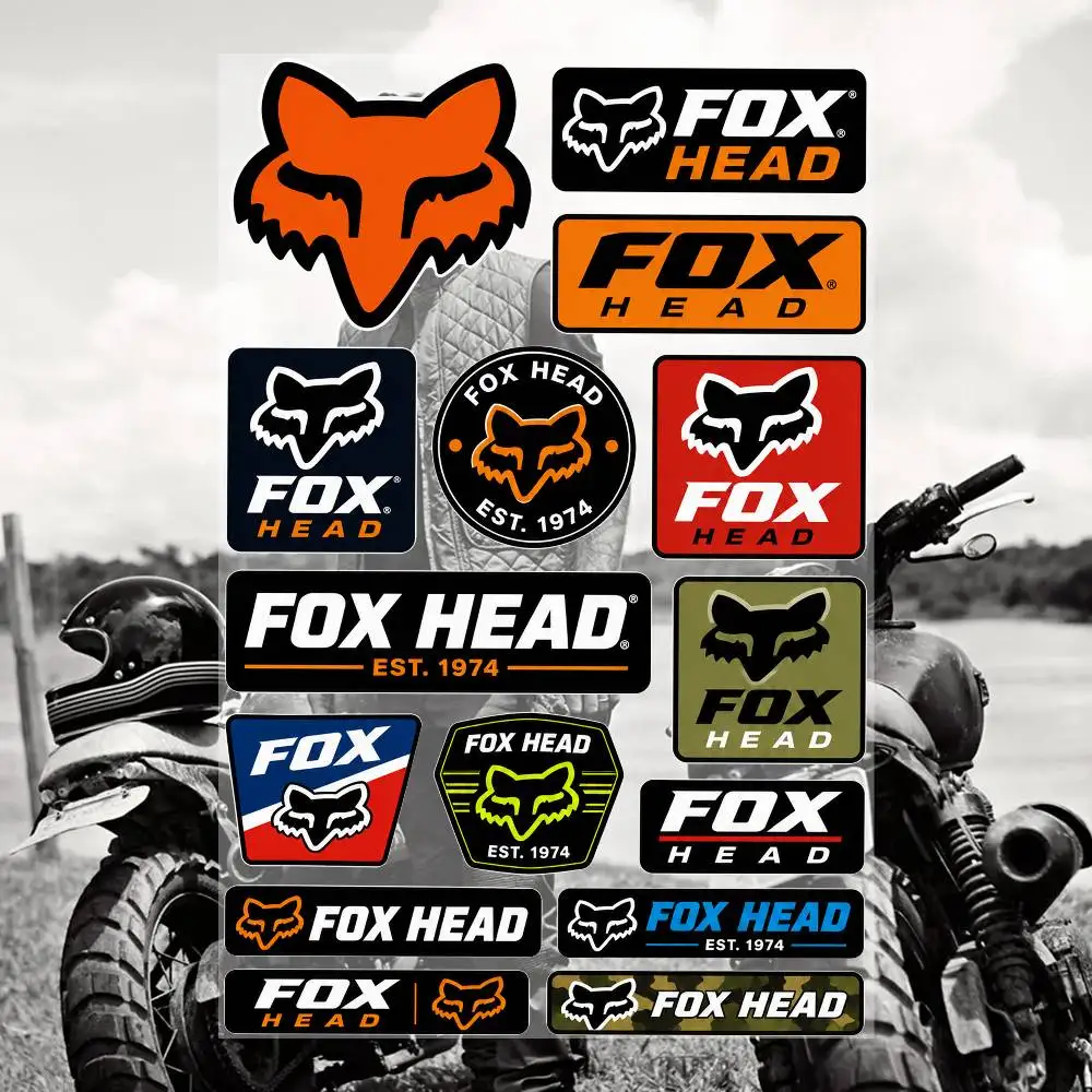 

F-ox h-E-a-D- Waterproof Vinyl Stickers for Car Motorcycle Bike Skateboard Laptop Bottle Phone