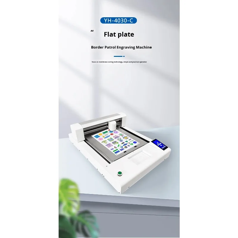 [Meistverkauft] Jeyon Beam Flatbed Automatische digitale Stanzmaschine 200 W 220 V selbstklebende Kupferplatten-Papierkantenschneidemaschine