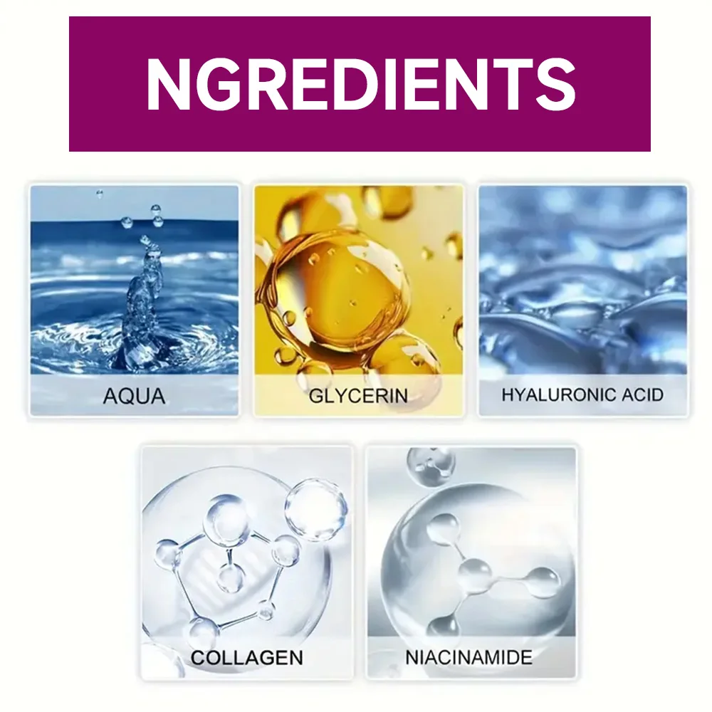 Retinol Collagen Resveratrol Face Cream Moisturisering Facial Anti aging Skin Care Repair Fade Fine Line Whitening Skin view 6
