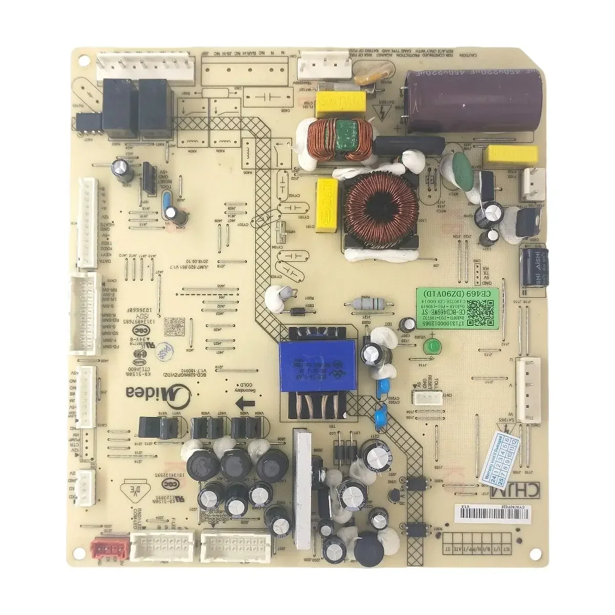 

Новая компьютерная плата для холодильника Midea 17131000012065 CE-BCD469WE-ST DZ90V1D, детали для холодильника