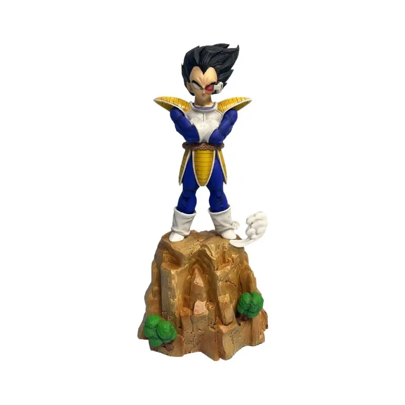 Dragon Ball Prince Vegeta Self-esteem przytulanie klatki piersiowej figurka biurko kolekcjonerska Model Anime zabawki figurki prezent 40cm