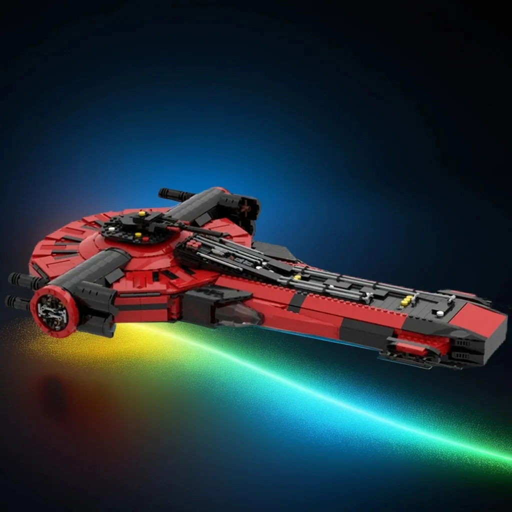 

2374Pcs Guavian Death Fighter MOC Sci-Fi Combat Aircraft Education Building diy Blocks Birthday Toys Gift