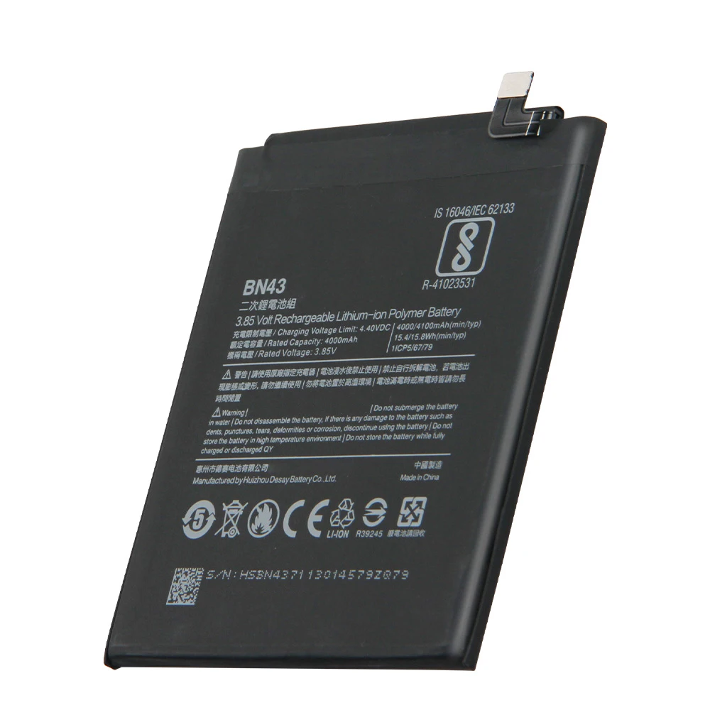 

BN43 Phone Battery Replacement For Xiaomi Redmi note4X Redrice Note4X Standard Version