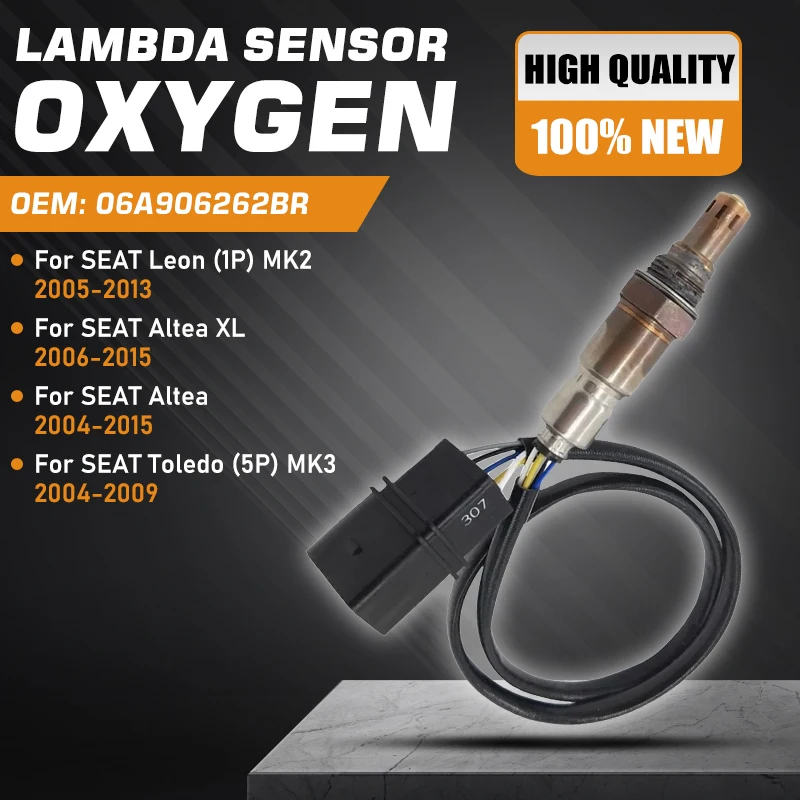 

Oxygen Sensor For SEAT Leon 1P MK2 2005-2013 SEAT Altea 2004-2015 O2 Sensor SEAT Toledo 5P 3 2004-2009 SEAT Altea XL 2006-2015