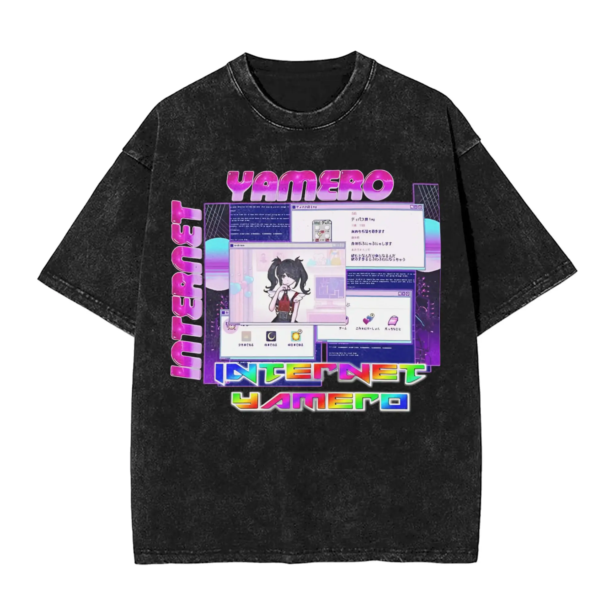 

Футболка Needy Streamer Overload в стиле хип-хоп, мытые футболки из 100% хлопка, винтажные футболки для мужчин и женщин, уличная рубашка с принтом