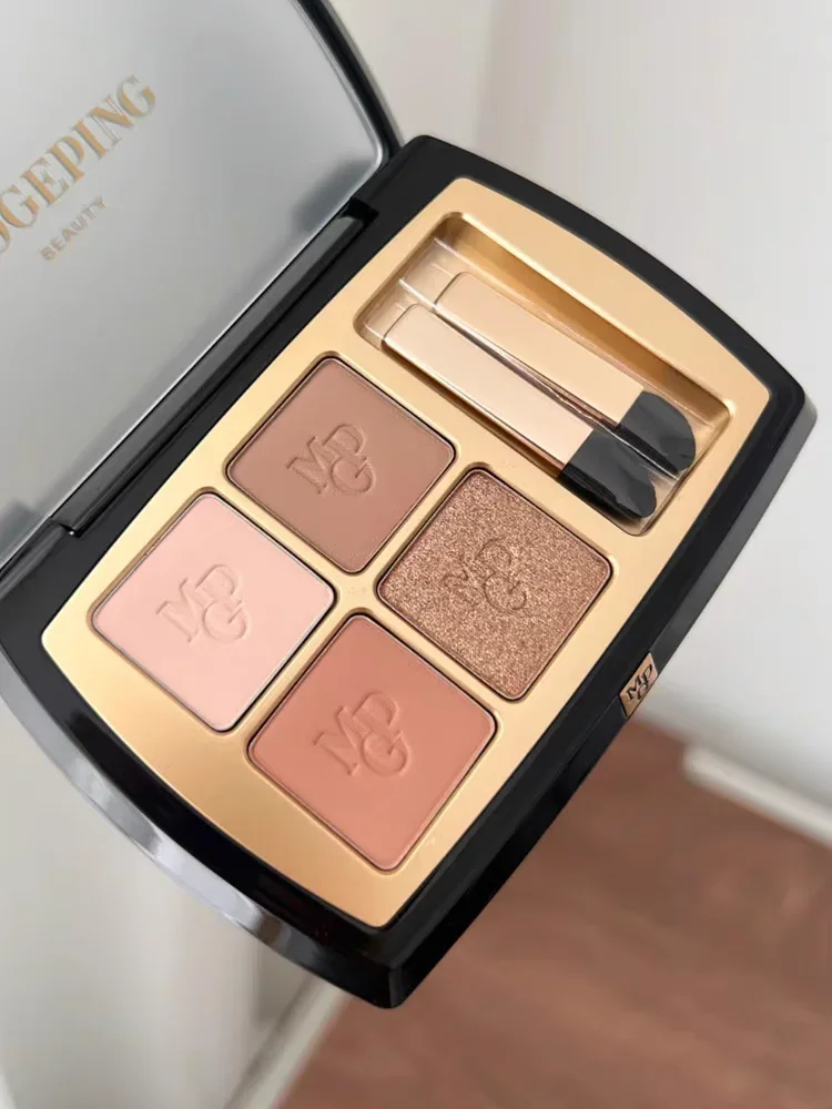 لوحة ظلال عيون مكونة من 4 ألوان من Maogeping لوحة كونتور متعددة الوظائف ظلال عيون يومية غير لامعة بريق ناعم مستحضرات تجميل فاخرة #2