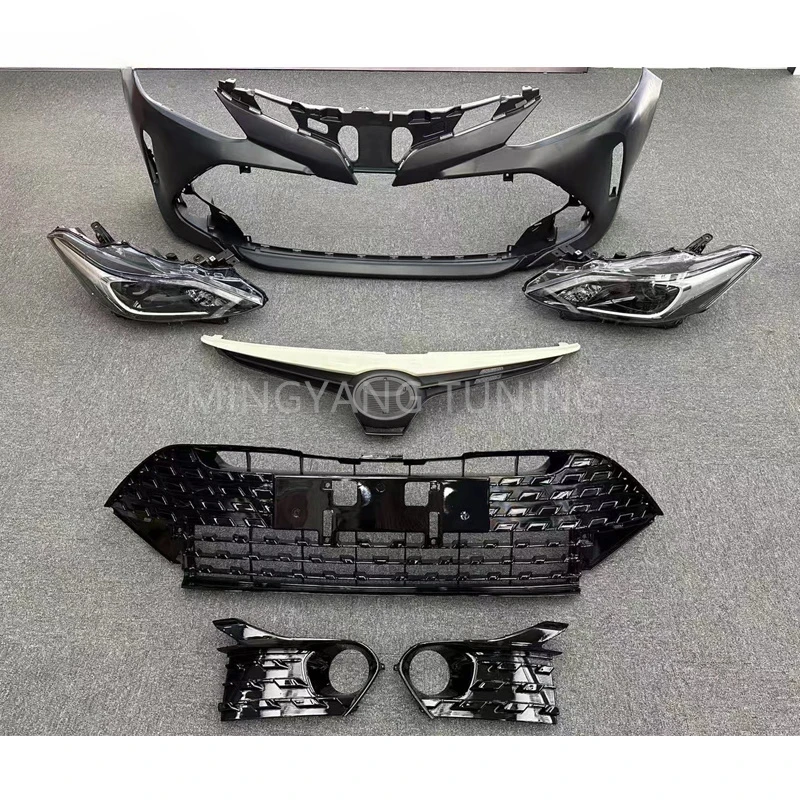 High quality Old To New Facelift Car Bumpers  Bodykit  for Toyota Yaris Vios  Body Kit