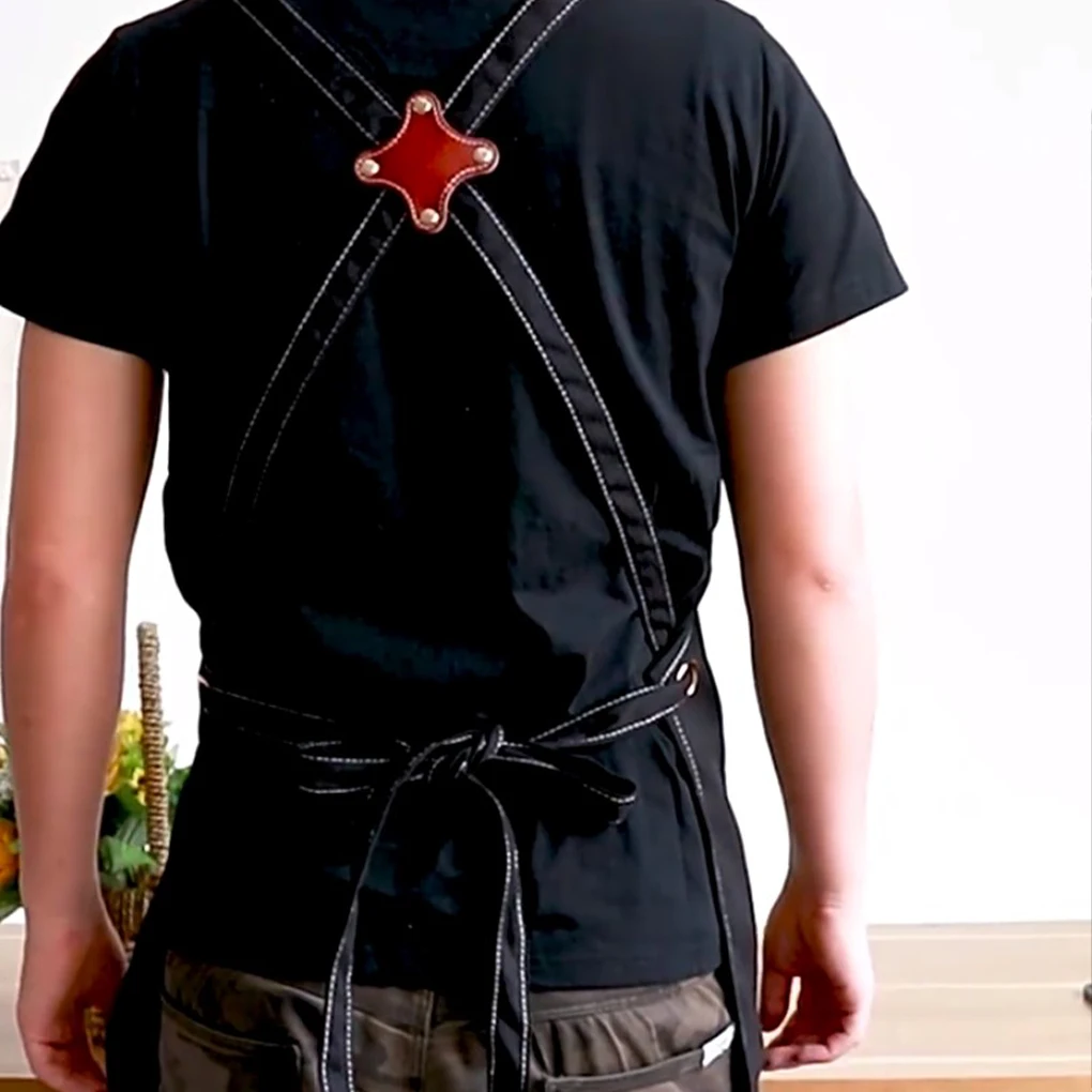 ساحة النجارة النجارة حرفي مطعم المطبخ العمل مريلة جيوب واقية مآزر منزلية الملابس التبعي