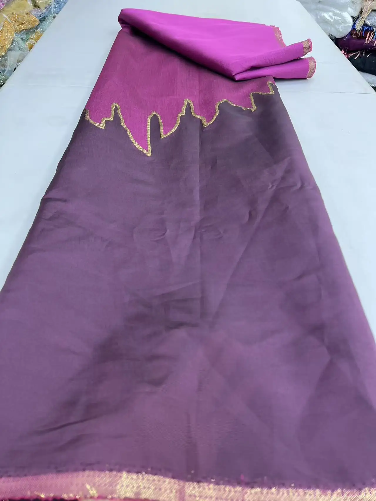 

French Brocade Jacquard Lace Fabric High Quality 5 Yard African Lace Fabric Damask Nigerian Party Dress for Women Sew