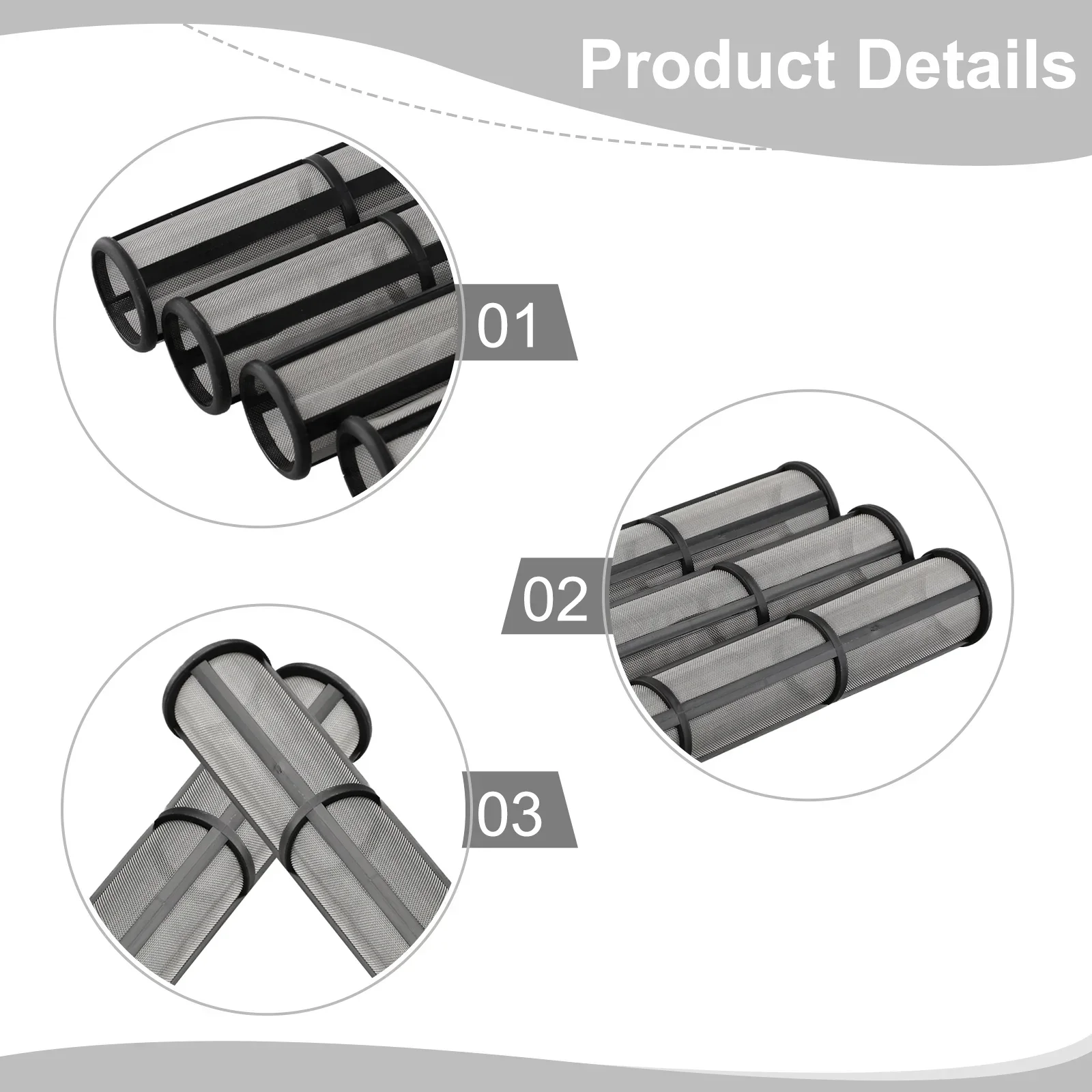 

4Pcs Manifold Filters 244071 244067 244068 for Airless Paint Sprayers Efficient Filtering for Excellent Finishes