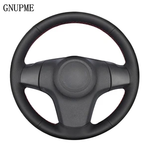 Schwarzer Lenkradabdeckung für künstliche Leder für Leder für Chevrolet NIVA 2009-2017 (3 Strahlen) Vauxhall Corsa (D) Opel Corsa (D) 10 Hauptverkaufsabdeckung Lenkrad Opel Corsa - №9