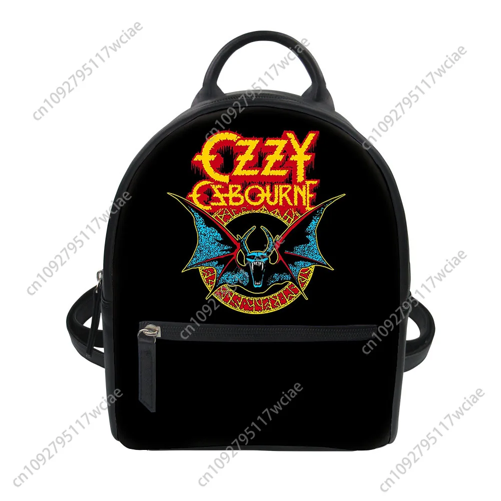 Ozzy Osbourne Rock Band حقيبة ظهر مخصصة محفظة نسائية كارتر حقائب مدرسية مزدوجة حقيبة كتف صغيرة Daypack حقيبة سفر جلدية