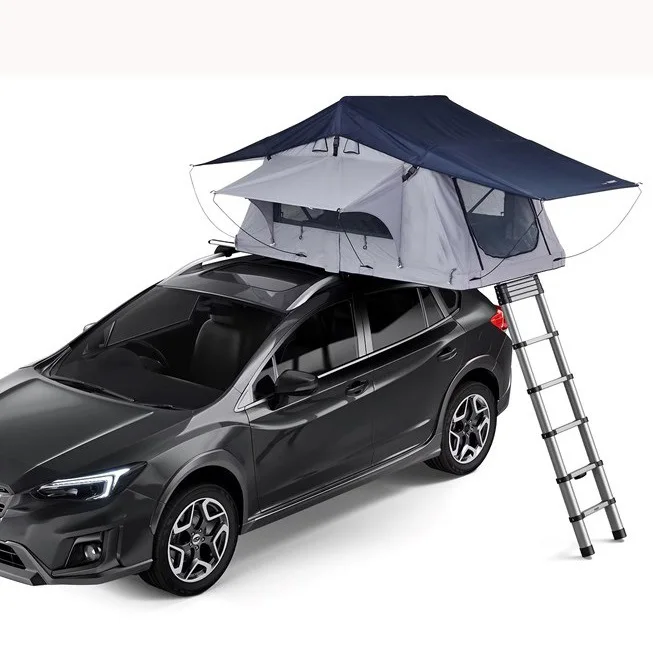 

Soft shell roof tent extended car mobile camping outdoor
