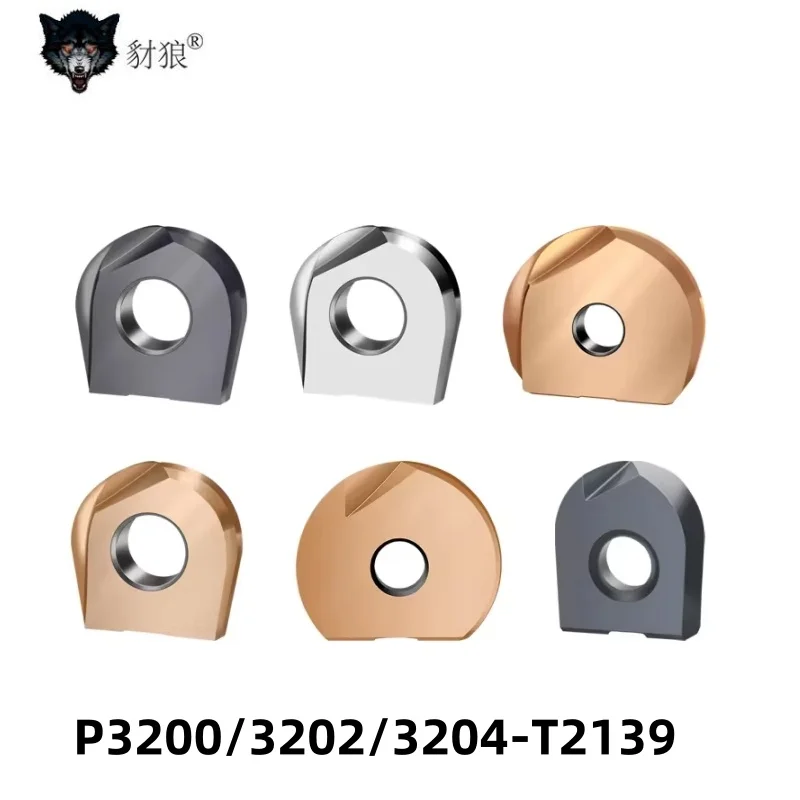 P3200 P3202 P3204 Milling Inserts For T2139 Ball Head Insert D8 D10 D12 D16 D20 D25 R4 R5 R6 R8 R10 R12.5 R15 R16 Carbide Insert