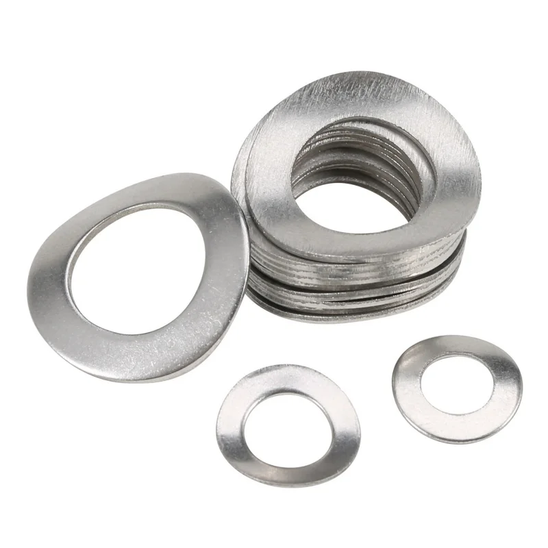 Curved Washer 304 A2 Stainless Steel Curved Washers Wave Spring Washer Anti-loose Fastener M1.7 M2 M2.5 M3 M4 M5 M6 M8 M10