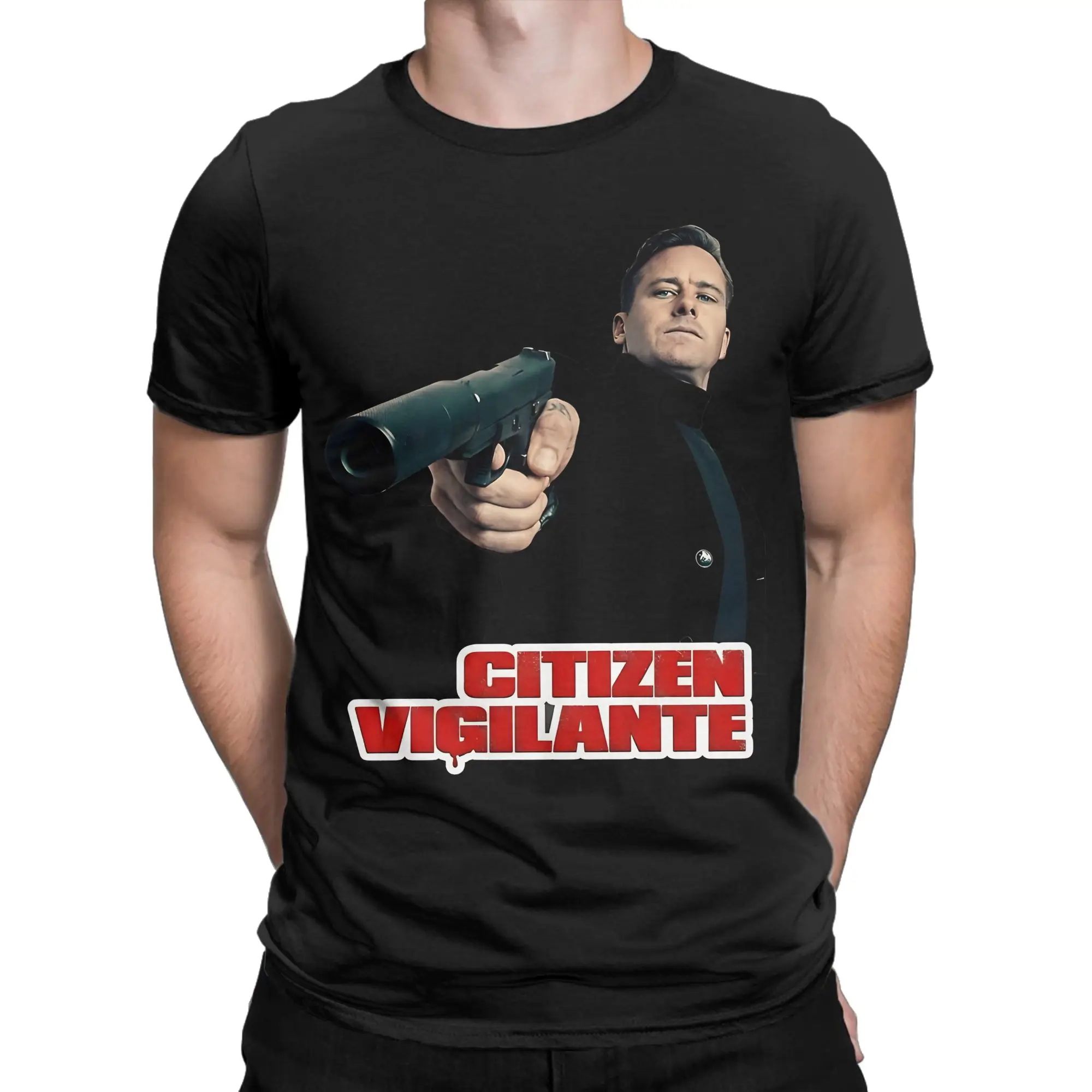 Citizen Vigilante Armie Hammer  New Arrival T Shirts for Men Women  100% Cotton  Tee Shirt Clothes