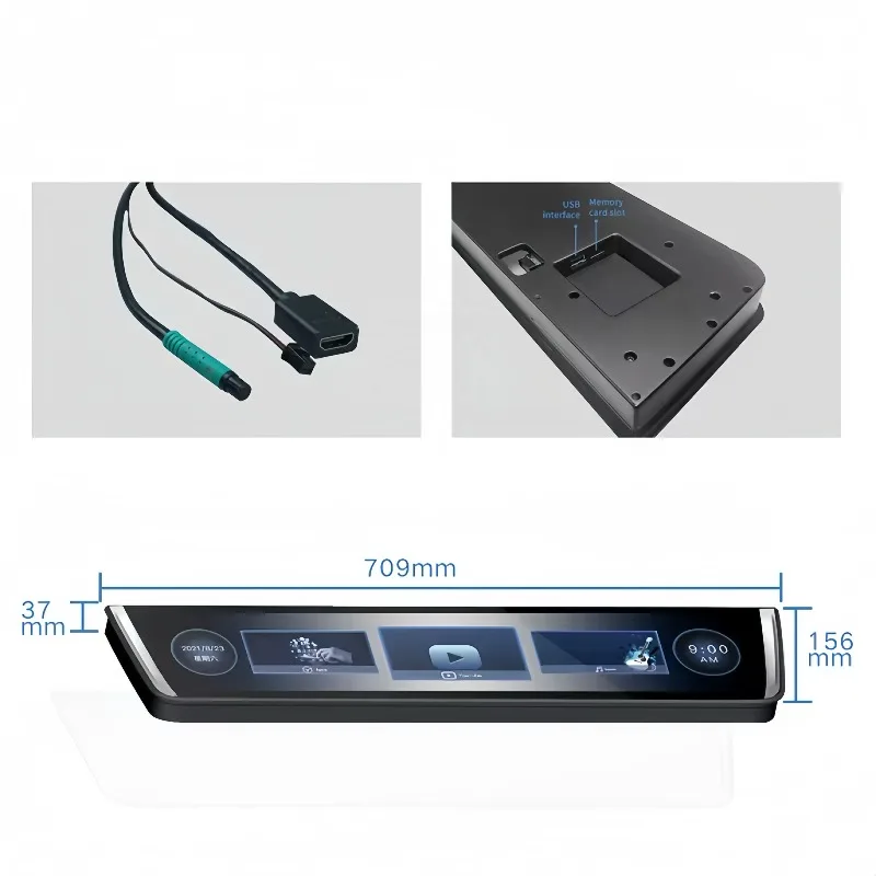 24 Inch HD IPS Wide Screen Roof LCD TV for  V Class  Van