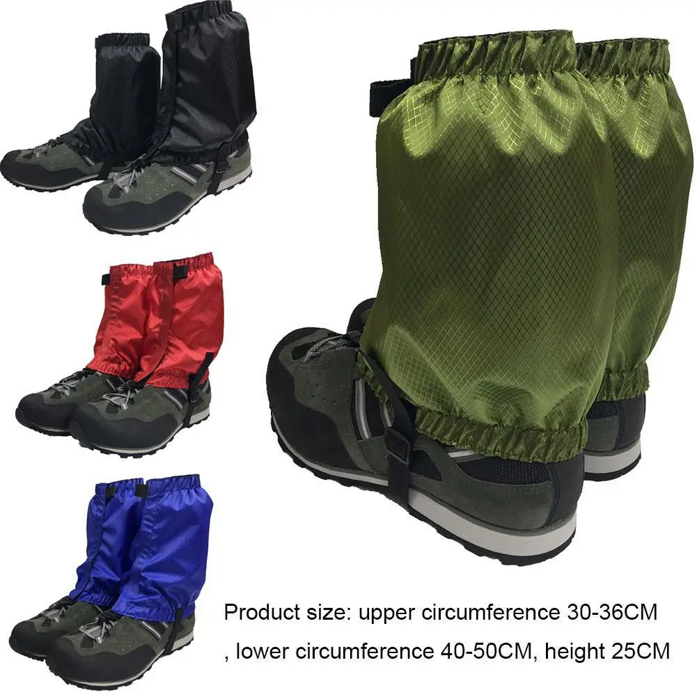 Waterproof Climbing Hiking Snow Ski Leg Cover Boot Legging Gaiters Outdoor Cycling Mountaineering Equipment