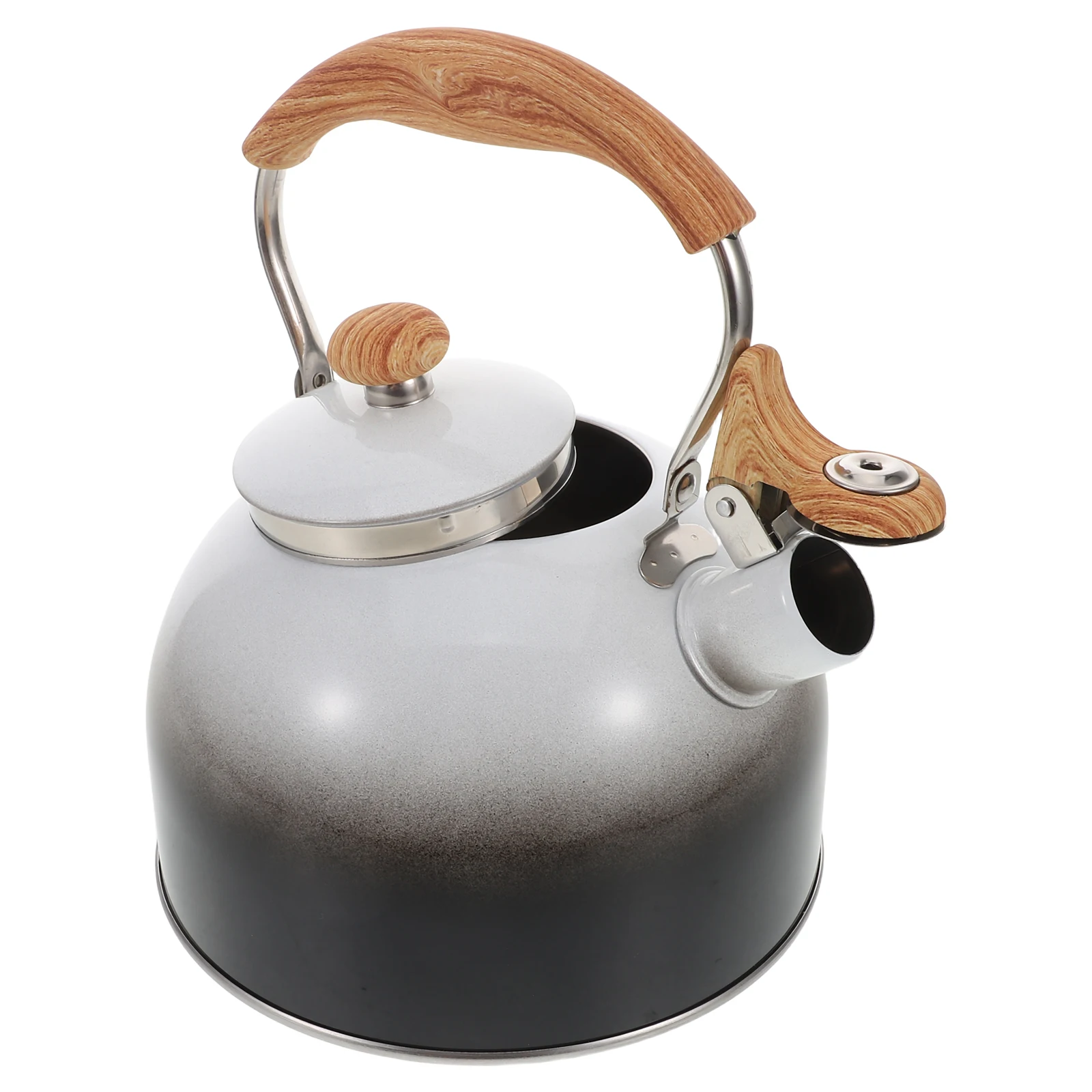

Stainless Steel Kettle Teapot Hot Water Stovetop Whistling Vintage Coffee Pot Boiling Tea Kettle for Home Office
