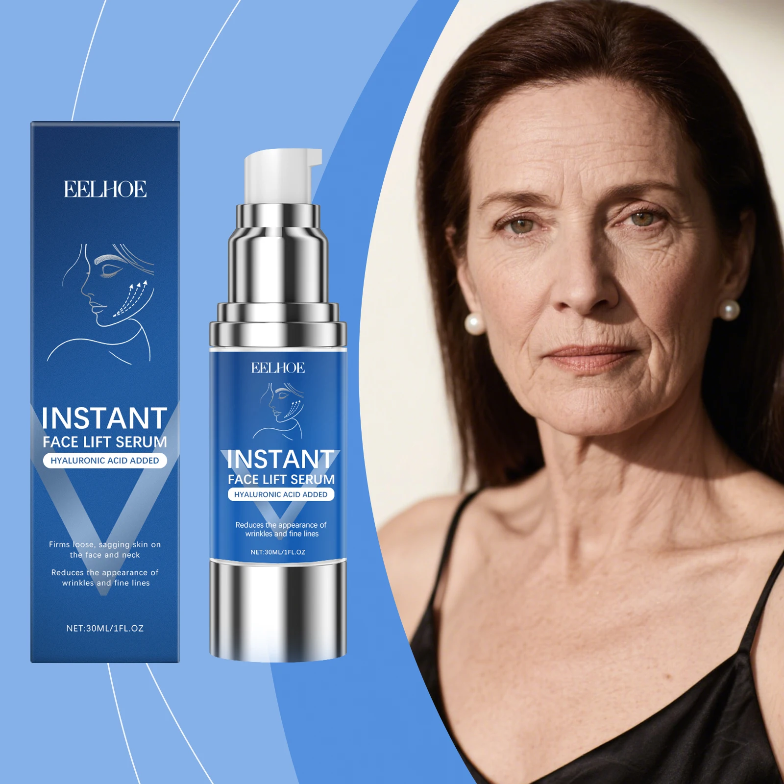 

Facial Hydrating Serum, Gentle Nourishment for Soft Skin, Moisturizing Radiant, Supports Smooth Brightening Facial Skincare