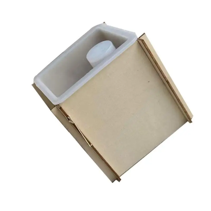 

E8BD House shaped Stand Mold for Making Holder Pen Cup Desk Decoration