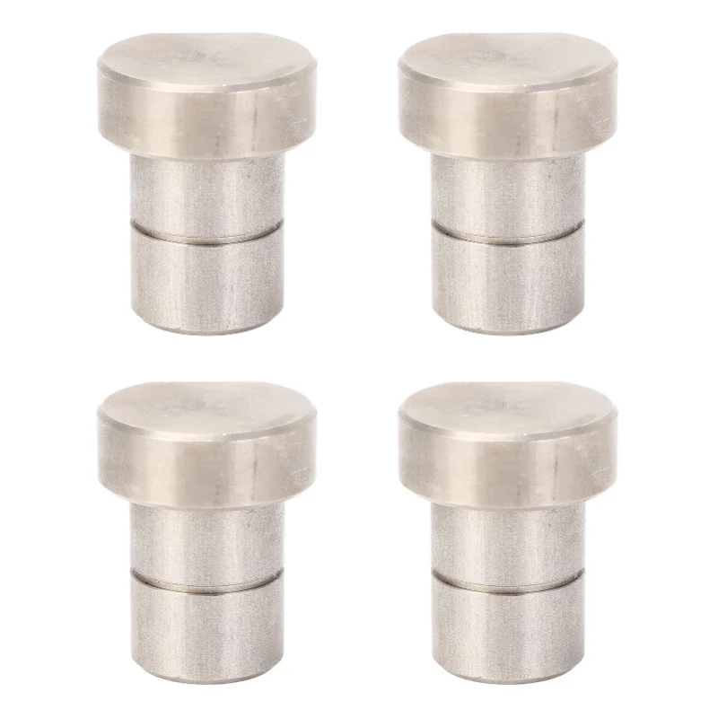4PCS 20mm Bench Dogs Stainless Steel Table Stop Locating Auxiliary Block For Woodworking Use