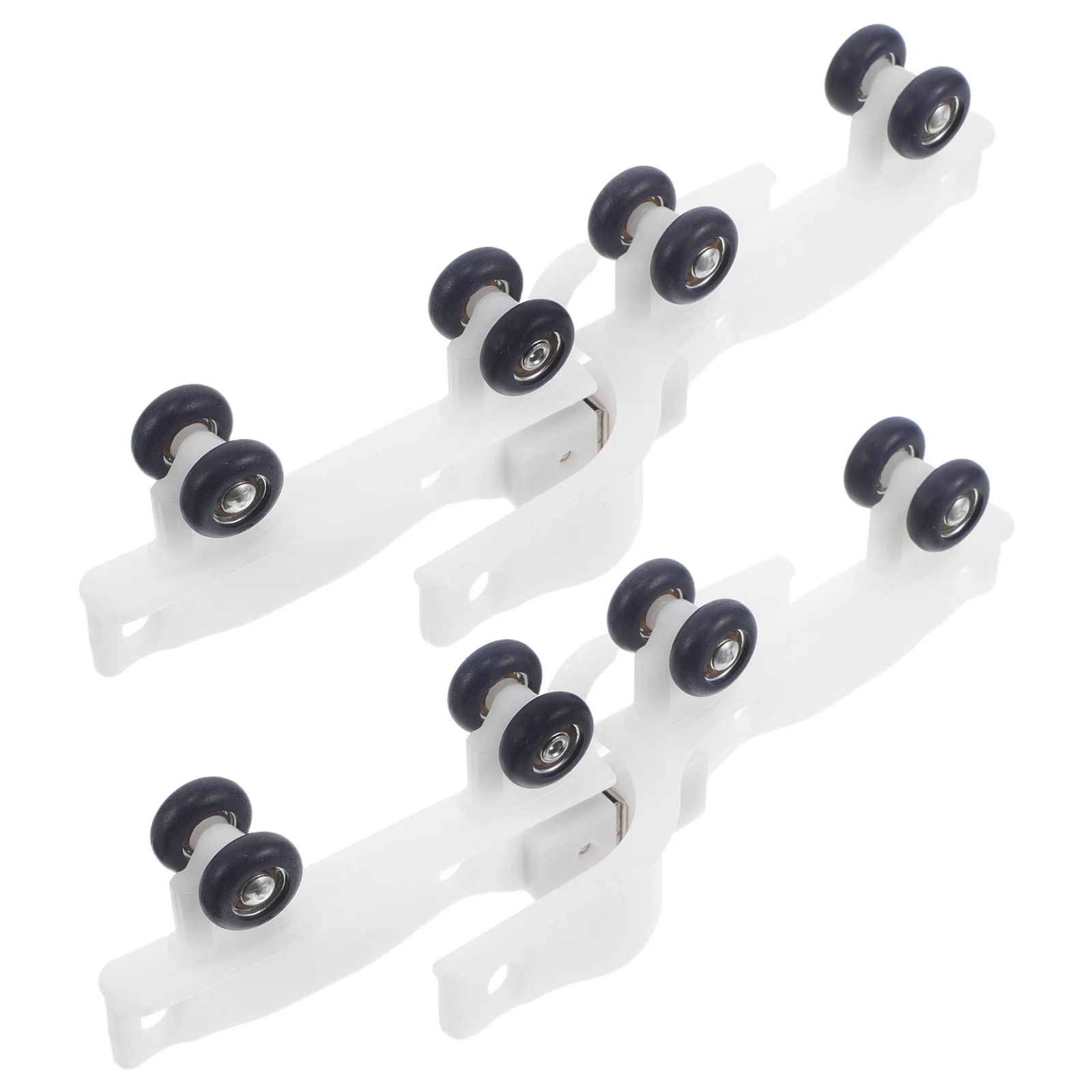

Curtain Track Roller Closure Magnetic Light Blocking Drapery Rail Slides Anti-Rebound Bearing Wheel For Window Shades