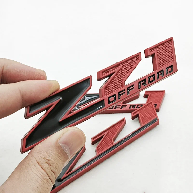 3D Metal Z71 Logo Car Fender Badge Front Grille Emblem Rear Trunk Decals For Chevrolet Tahoe Colorado Cheyenne Silverado Blazer