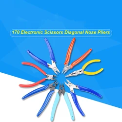 Stainless Steel Pointed Nose Pliers 170 Electronic Scissors Industrial Slant Nose Pliers Water Nose Pliers DIY Plastic Pliers