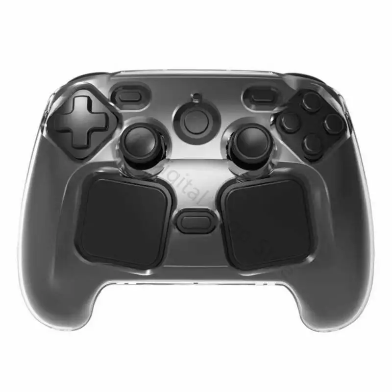 96BA Gamecontroller-Schutzhülle für Steam Controller 2, durchsichtige Polycarbonat-Vollhülle mit geformten Kontrollöffnungen – Detail 10