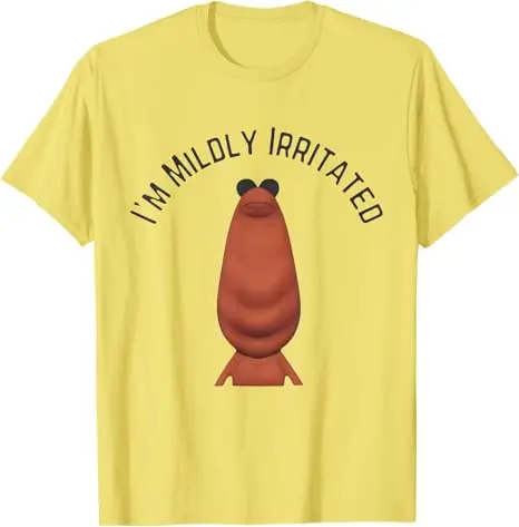 أنا مهيج معتدل ماركوس الدودة مضحك ميمي النساء الرجال تي شيرت Y2k الفكاهة للجنسين القطن قائلا المحملة الجدة هدية قصيرة الأكمام #6