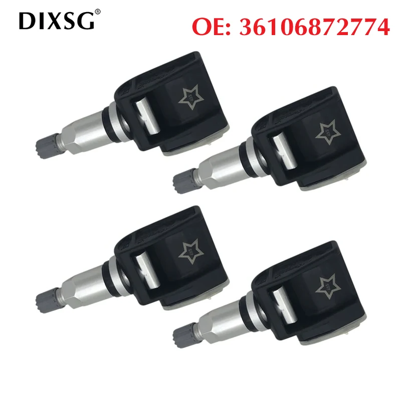 4Pcs 433Mhz TPMS Sensor 36106872774 tire pressure sensor For BMW G30 G31 G38 F90 G32 G11 G12 G01 G02 G05 TPMS 6872774