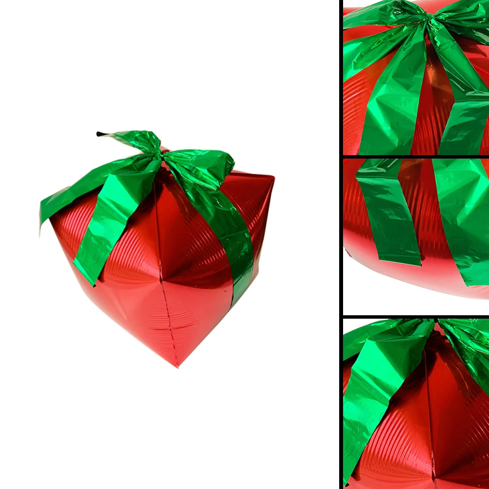 

5Pcs Aluminum Foil Balloons Christmas Gift Shape Bright Colorful Party Decoration Festival Balloons Photo Props Celebration