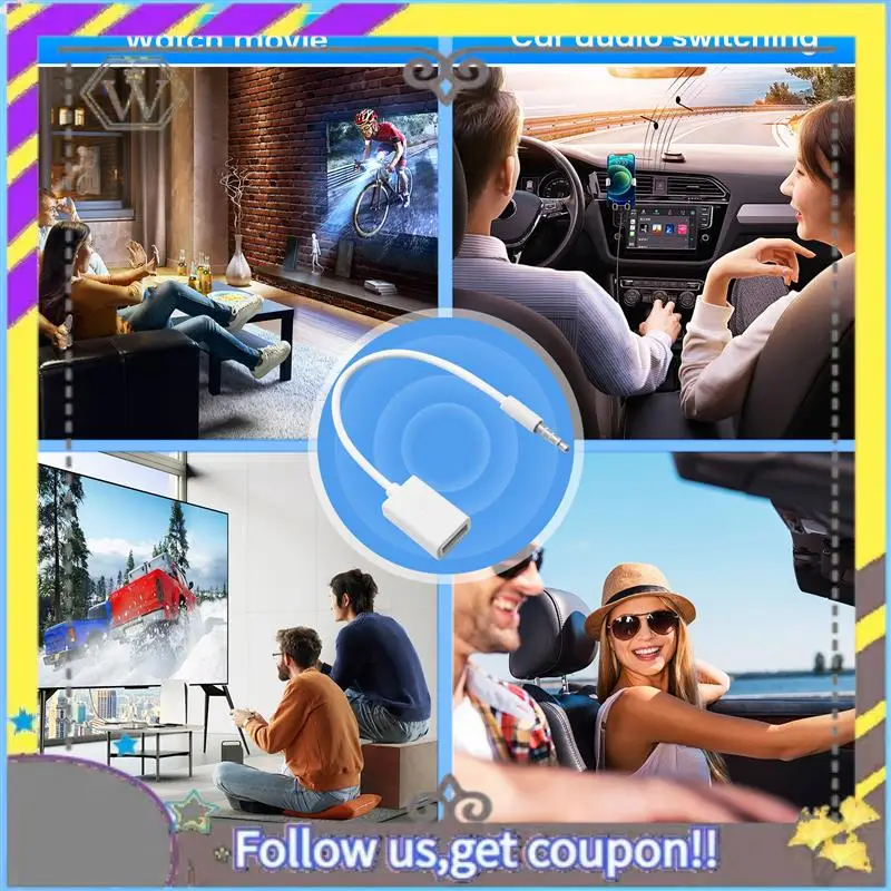 

ABXV-3,5 мм штекер AUX аудио разъем к USB 2,0 женский кабель-конвертер шнур автомобильный MP3 для смартфонов мобильных телефонов