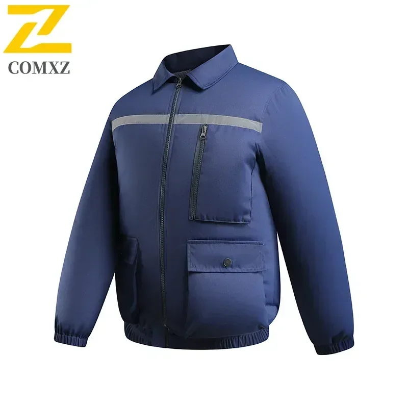 Outdoor 4 Fan Air Conditioner Men's Travel Ultralight Air Conditioner Vest Clothes Jacket Sun Windbreaker Fishing Work Clothes