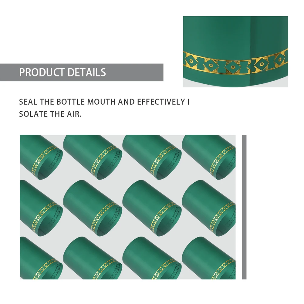 

200 Pcs Bottle Heat Shrink Cap Red Sealer Empty Bottles for Decoration Travel