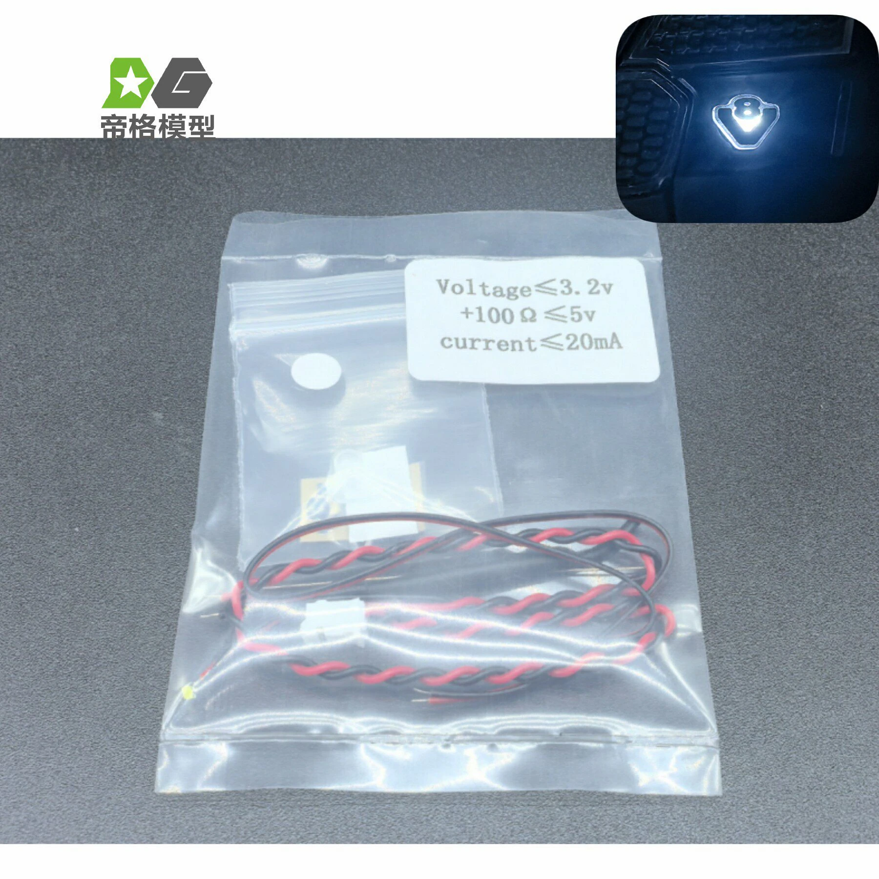 LED-Lufteinlassabdeckung mit Leuchtlogo V8 für 1/14 Tamiya RC Truck für Scania 770S 56379 R620 56368 R470 R730 56371 Autoteile – Detail 6
