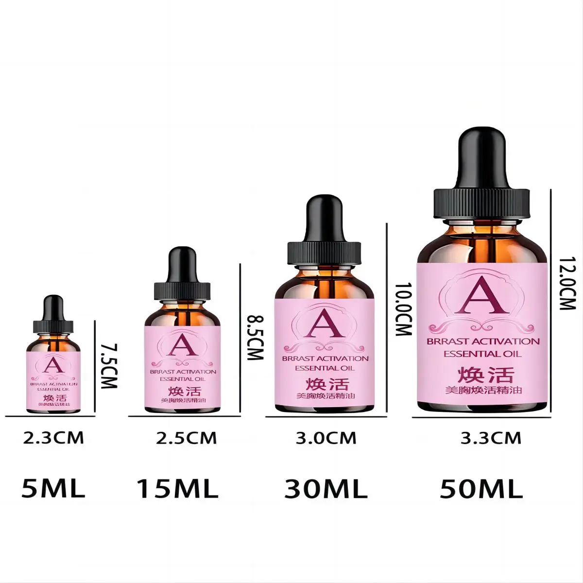 5ML/15ML/30ML/50ML/Chest Enlarge Essential Oil Massage Chest Care Essential Oil