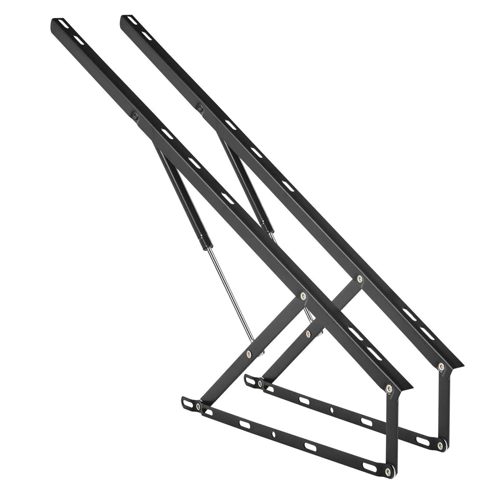 Deluxe 154 Lbs Load-bearing DIY Wall Bed Lift Hardware Kit 59x71 Compatible Murphy Bed Vertical Pneumatic Lifting System New