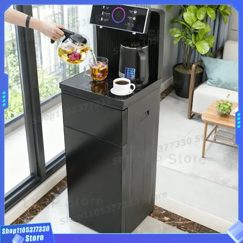 Vertical Tea Bar Machine English Panel Hot Cold Warm Water Dispenser Easy Operation High Quality Beverage Station for Home