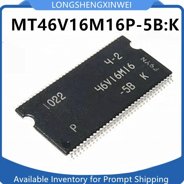 1PCS MT46V16M16P-5B:K Package TSOP66 New Memory Chip IC Electronic Components Original