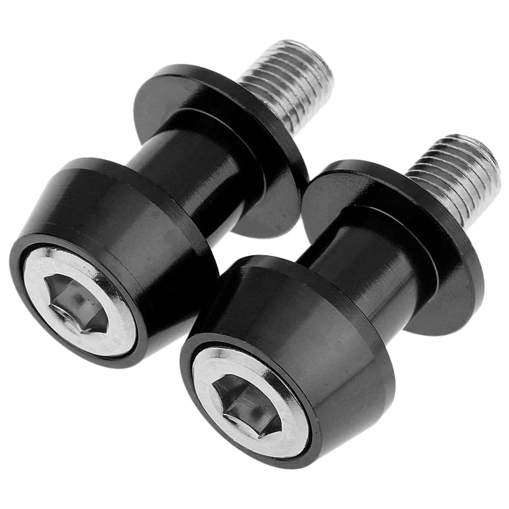 2X Motorcycle CNC Swingarm Swing Arm Spool Sliders Stand Bobbins 10mm for 250 ER6 Z 250 ER6F -