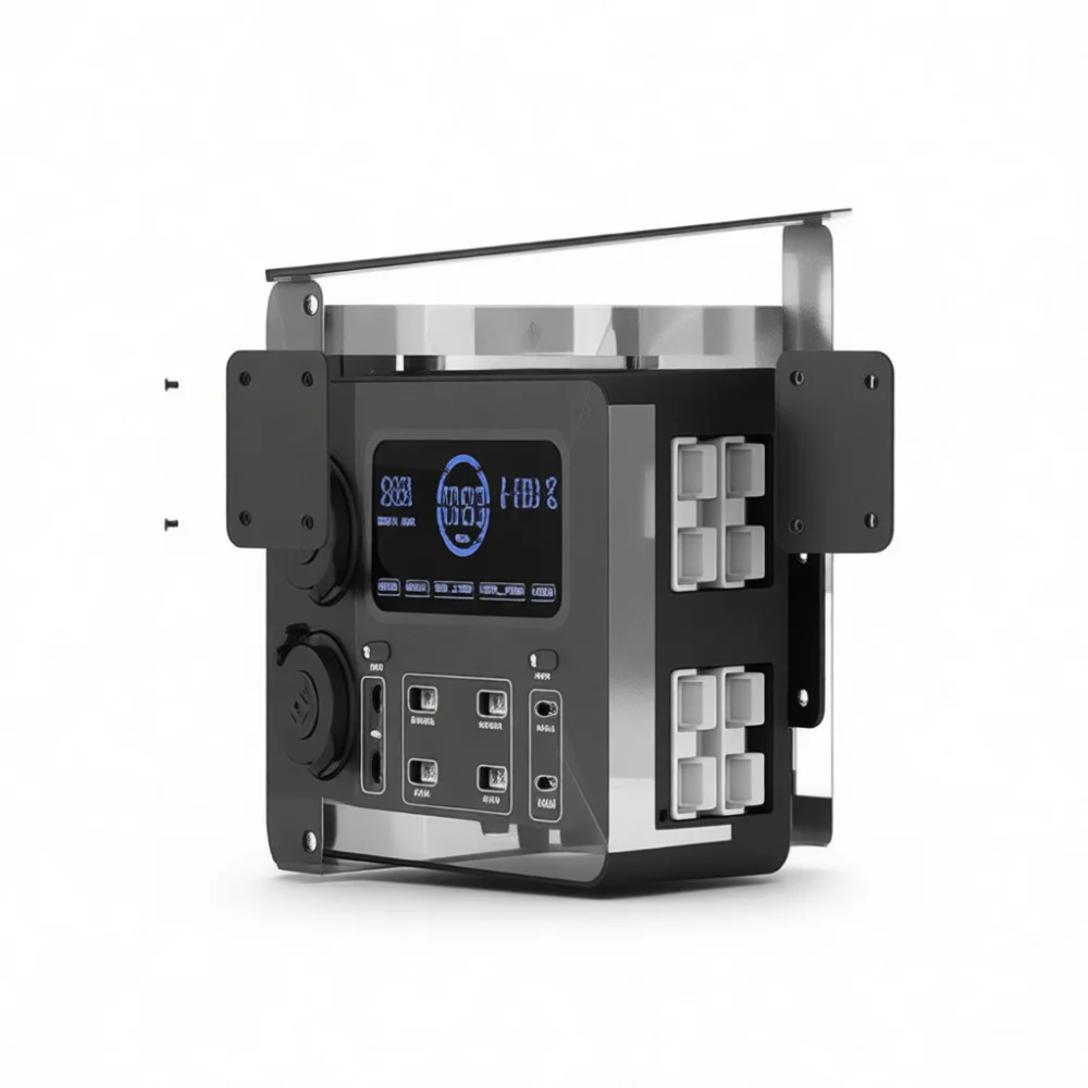 Automotive 12V Power Box Fast Charging PD 100W USB Type C Adapter Mini Hub Vehicle Electronic Power Solution Accessory